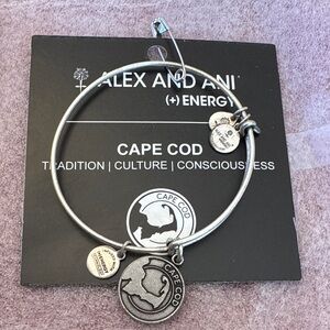 Alex and Ani Silver Cape Cod Charm Bracelet